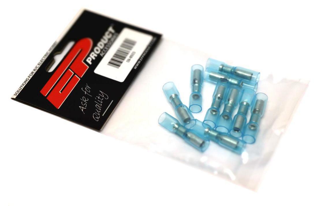 Rundsteckhülsen WP 5 mm, weiblich, Blau, 10 Stk.Rundsteckhülse 1.5 bis 2.5 mm² (16-14 AWG)