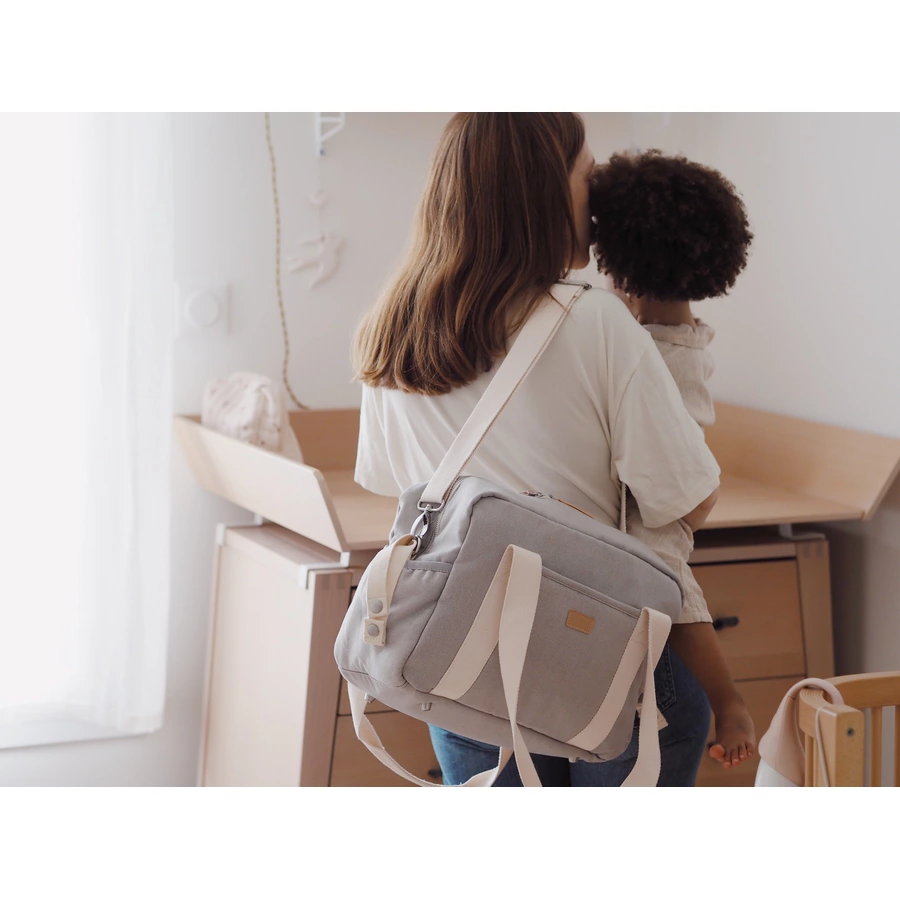 BEABA® Wickeltasche Paris Perlengrau