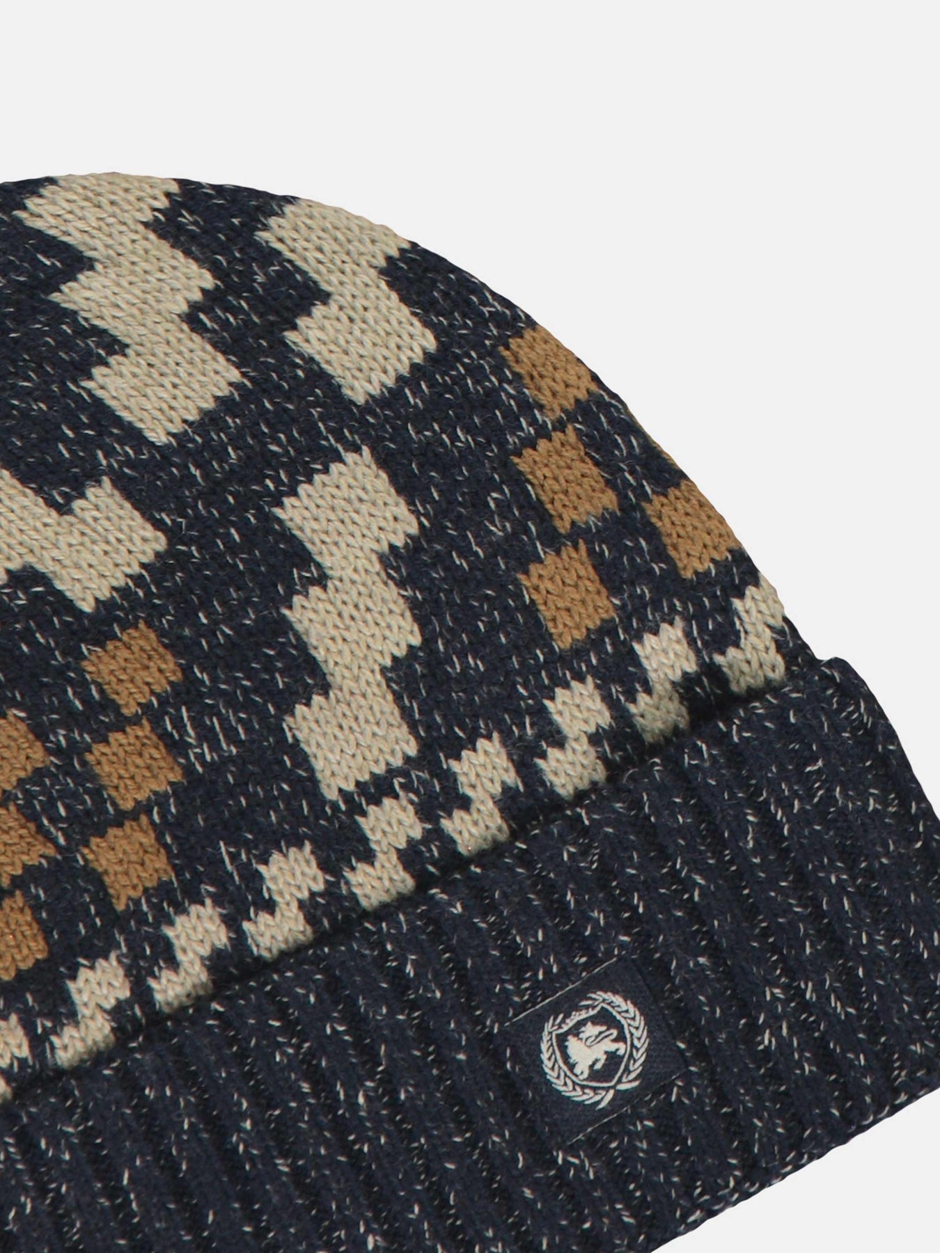 Norweger-Strickmütze mit Fleecefütterung