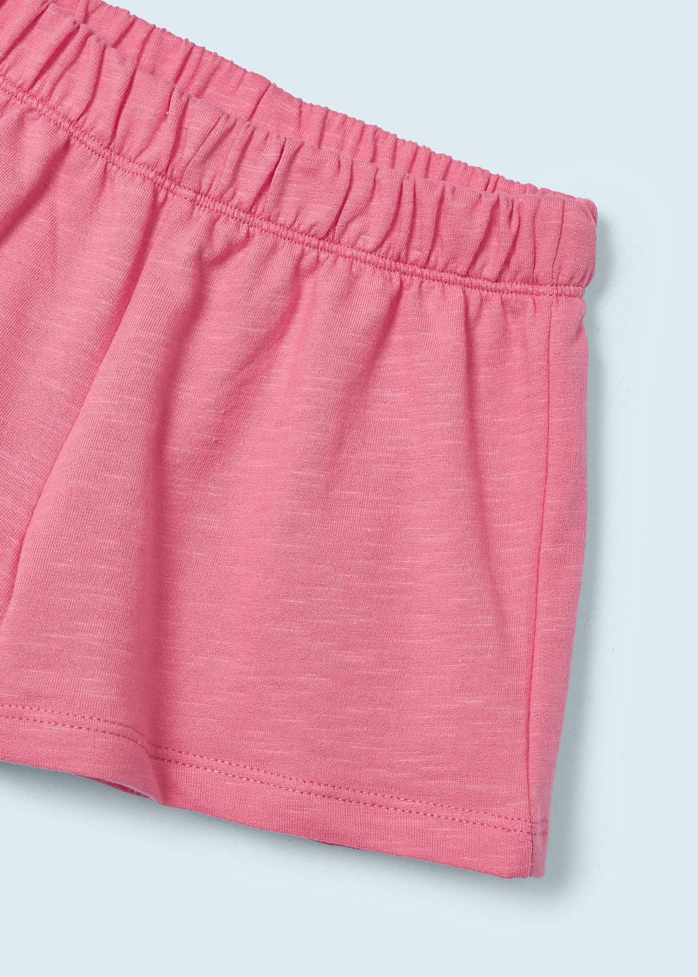Conjunto de duas peças com blusa de algodão sustentável para meninas