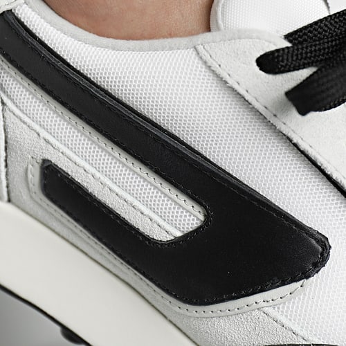 Baskets Racer LC Y02873 Barely White Black Oyster