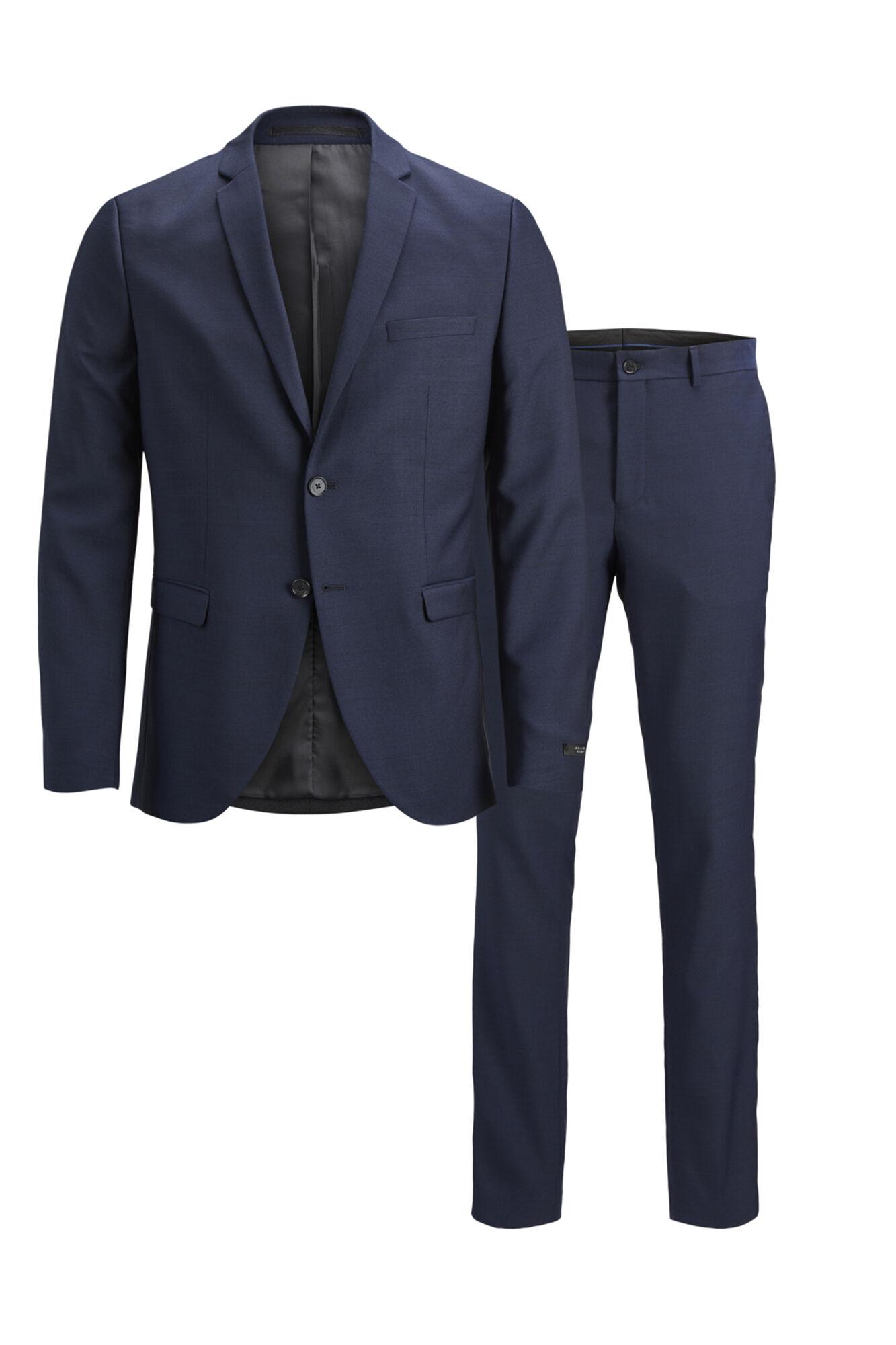Terno Slim Fit Liso - Azul Marinho