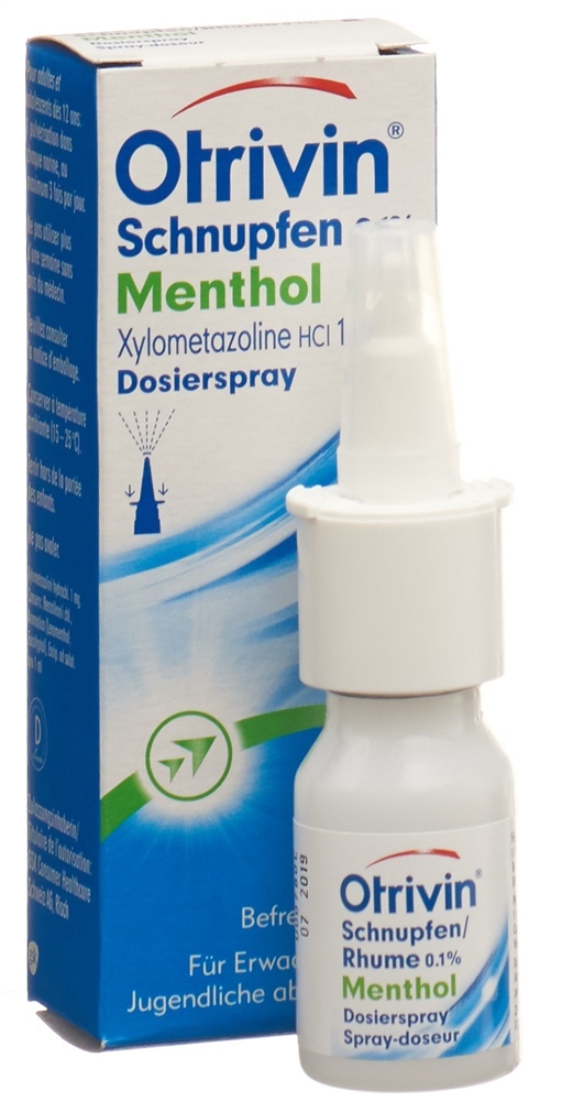 OTRIVIN Schnupfen Dosierspray 0.1 % Menthol Dosierspr 10 ml