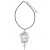 Pilgrim Damenkette Filigree Schwarz 541731