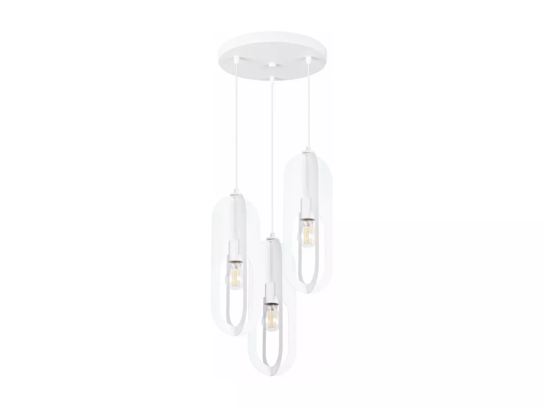 Lampe suspendue Nucleus 1 blanc