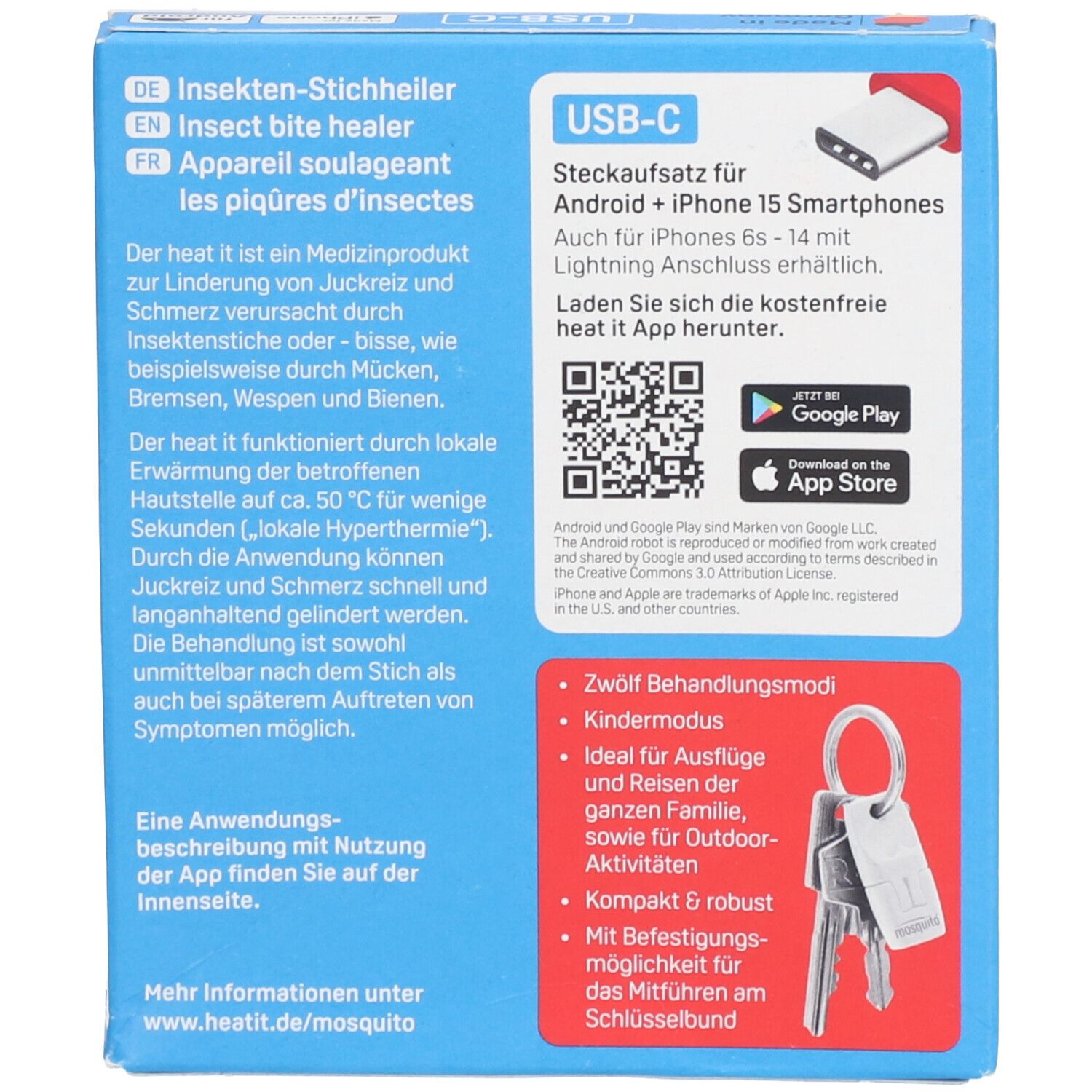 heat it® USB-C Insekten-Stichheiler