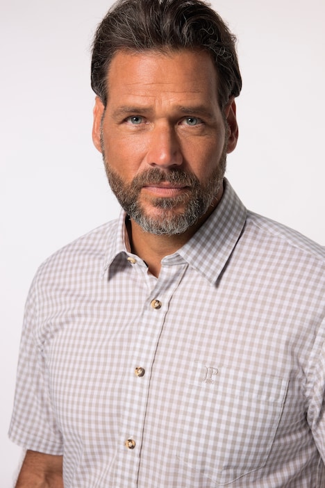 Hemd, Tracht, Halbarm, Kent Kragen, Modern Fit