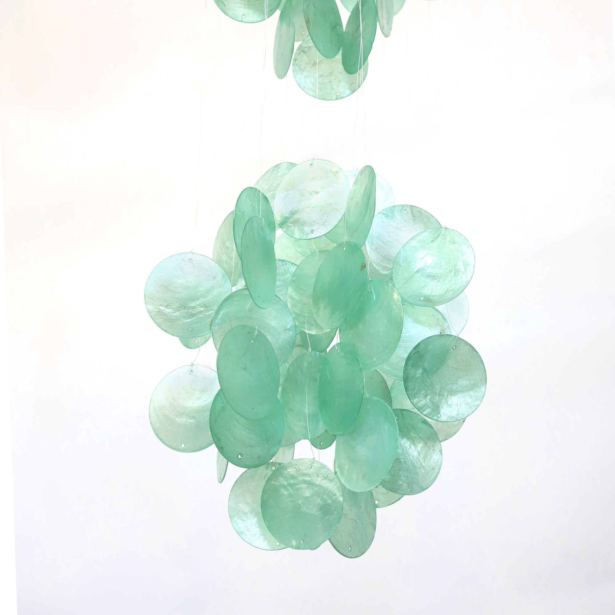 Windspiel 'Cup', Perlmutt grün, H ca. 60 cm, Ø  ca. 20 cm günstig bestellen
