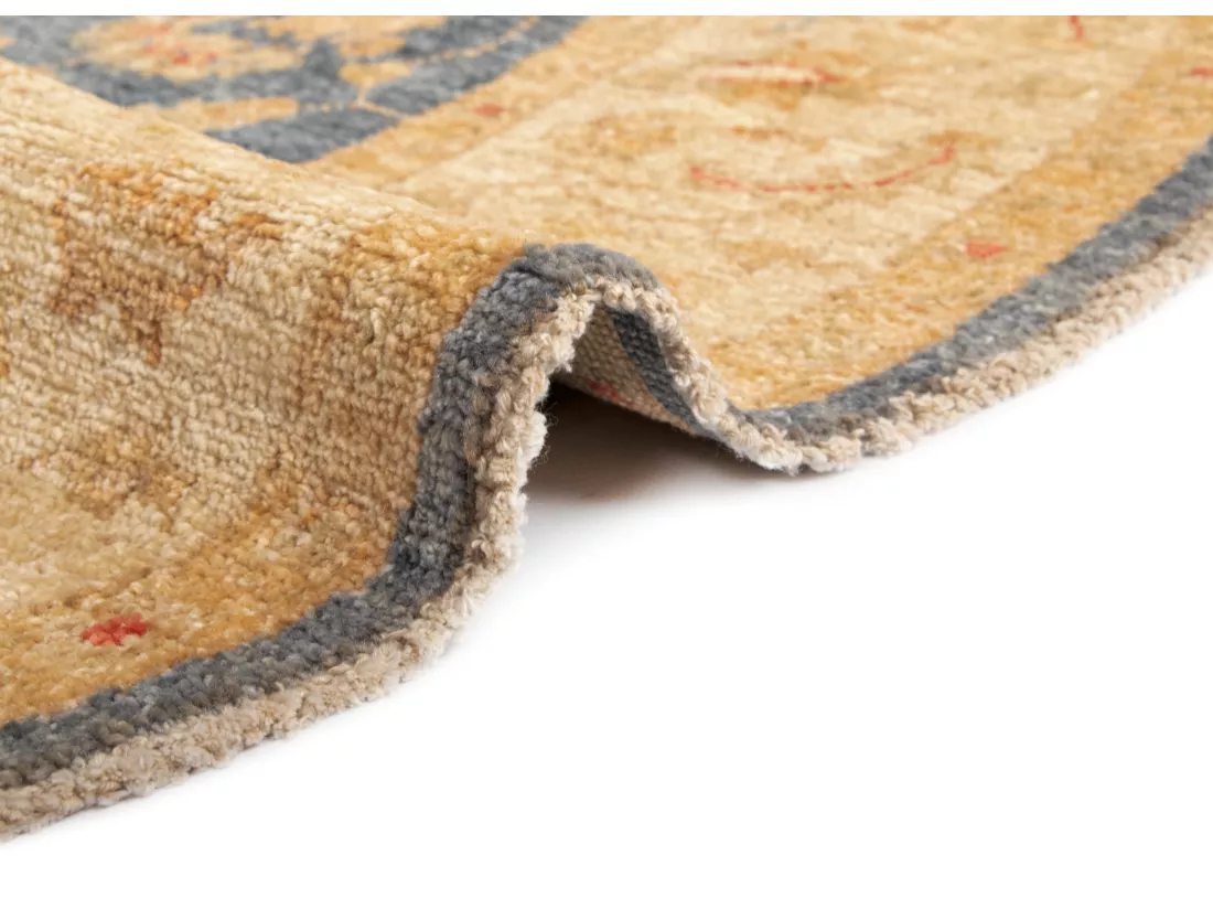 Tapis de laine 149x147 Bleu Kaizar