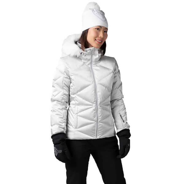 Veste de ski ROSSIGNOL W STACI METALLIC JKT SILVER