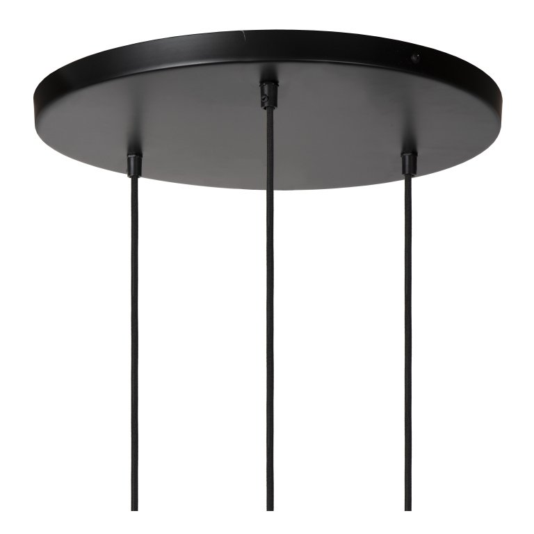 Lucide Yunkai cluster 3 hanglamp rond naturel