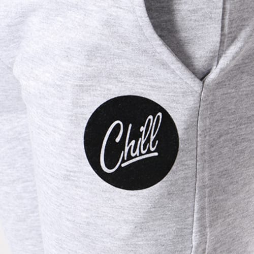 Short Jogging Chill Gris Chiné