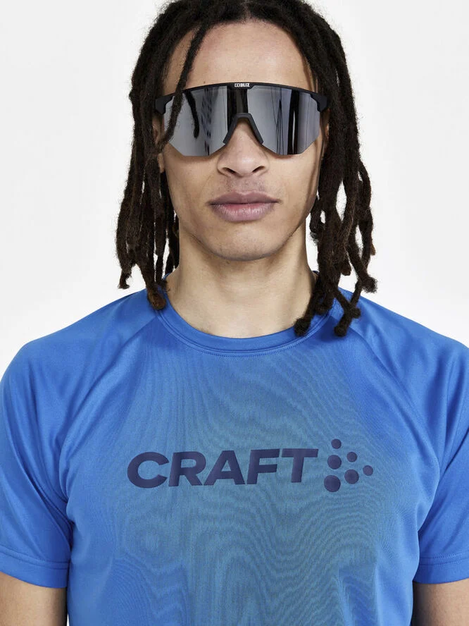 Craft Core Unify Logo løbe T-shirt Blå