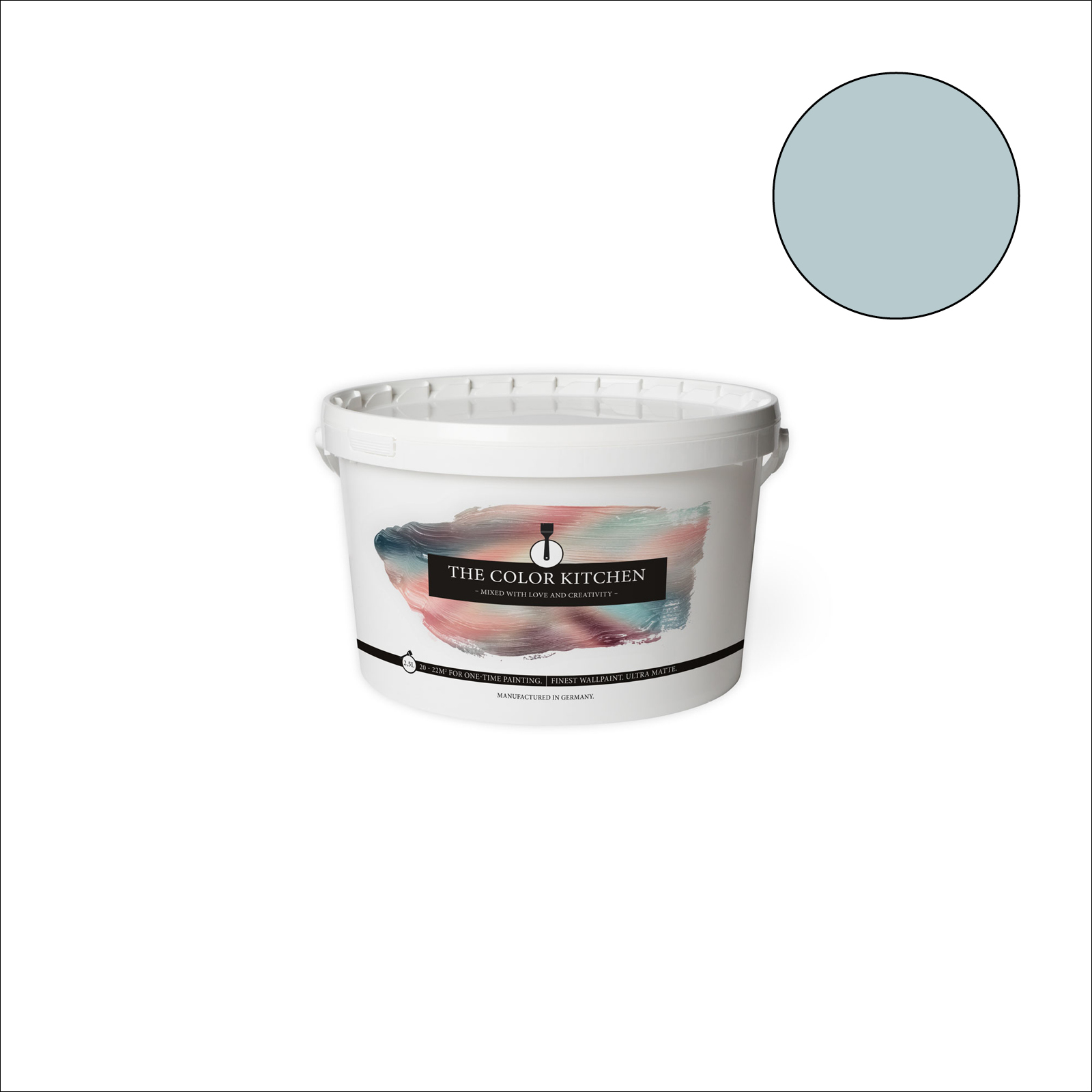 The Color Kitchen Wandfarbe Detailed Duckegg - grün matt - 2,5 Liter