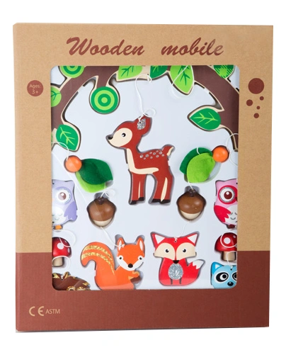 Mobile WALDTIERE aus Holz