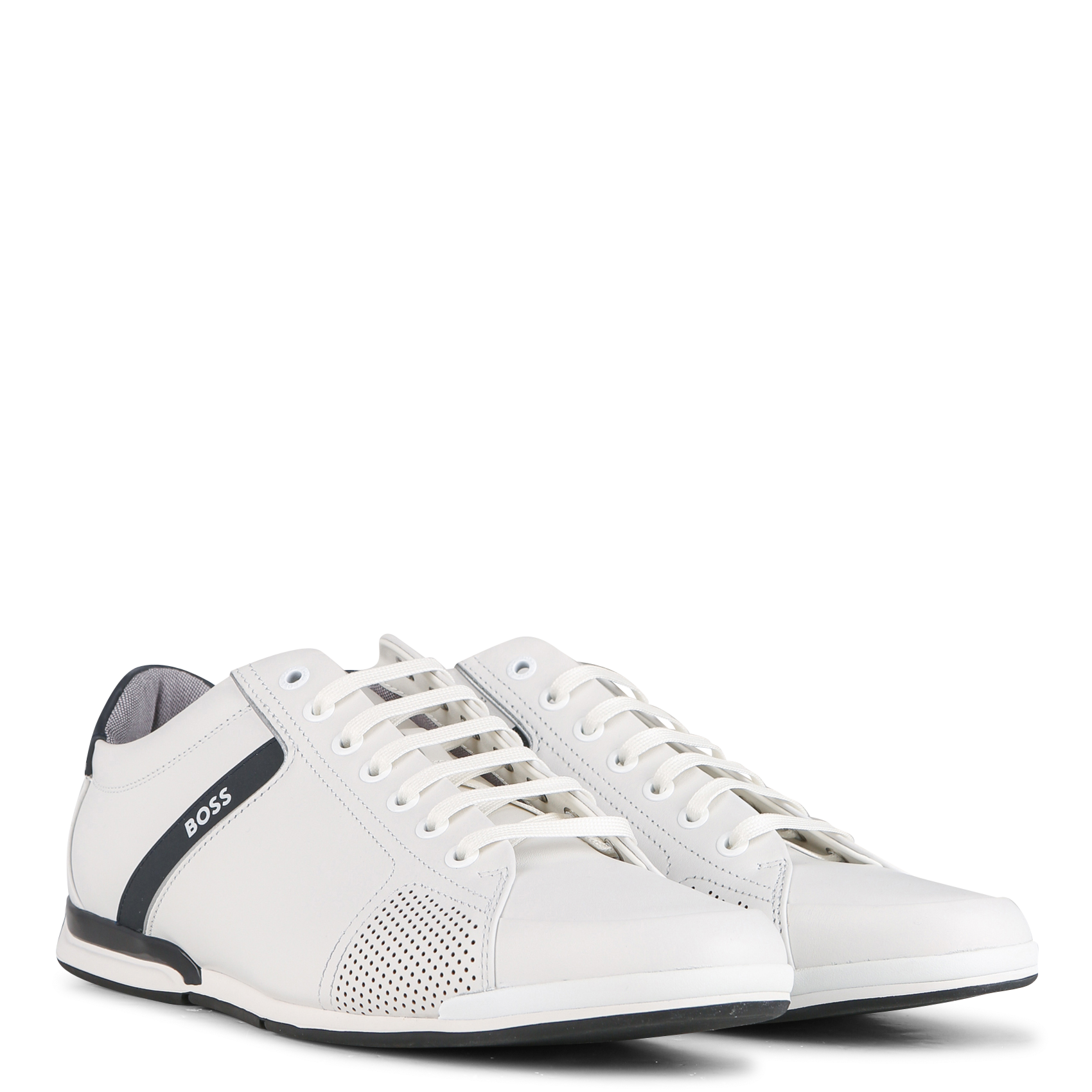 Baskets basses en cuir | Blanc