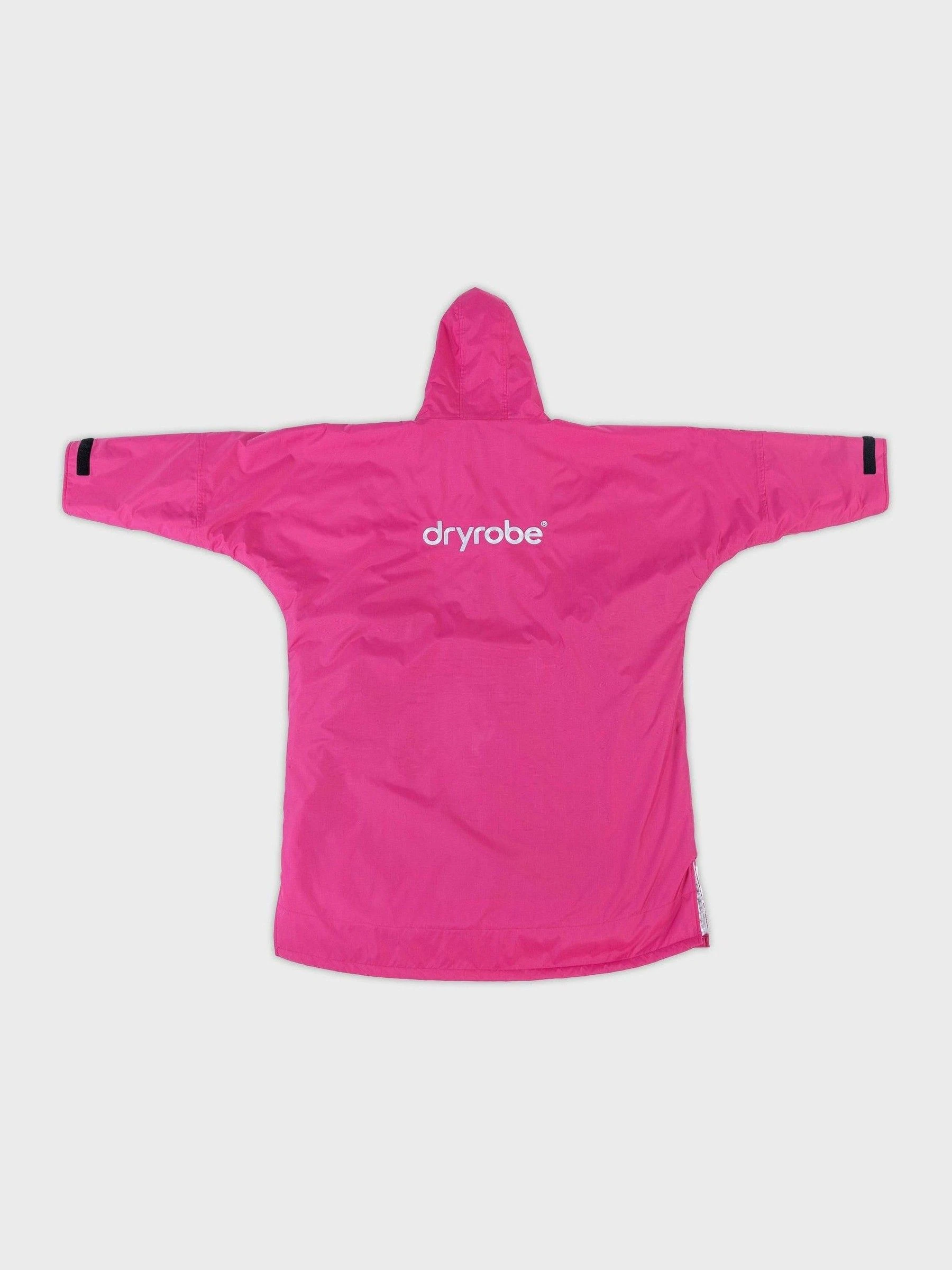 Roze/lichtgrijs - dryrobe Advance Adult Long Sleeve Changing Coats