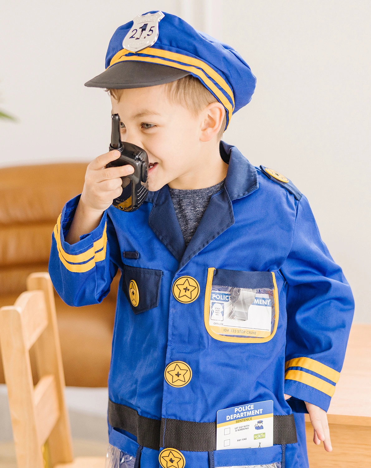 Kostümset POLICE OFFICER (8-teilig)