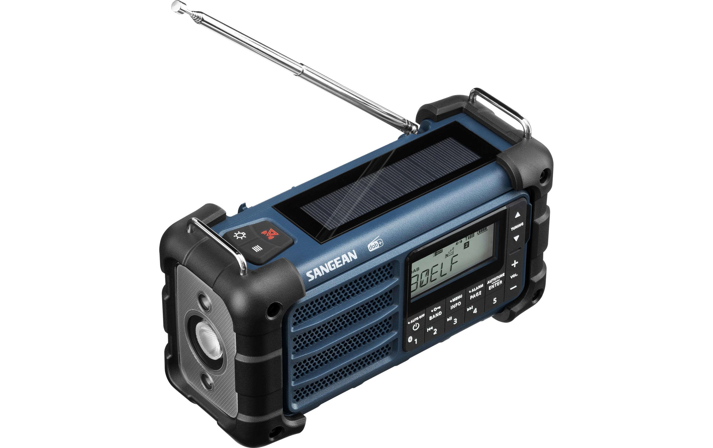 DAB+ Radio MMR-99DAB+ Blau<br>Mehrfachbetriebenes digitales Notfallradio