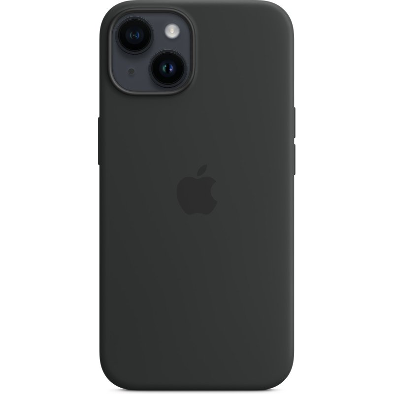Apple Coque en silicone avec MagSafe pour iPhone 14 - Minuit