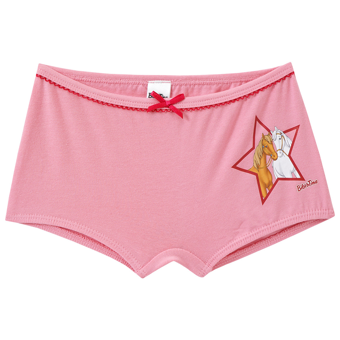 Topolino 2 Bibi & Tina Pantys mit Print weiss / rosa