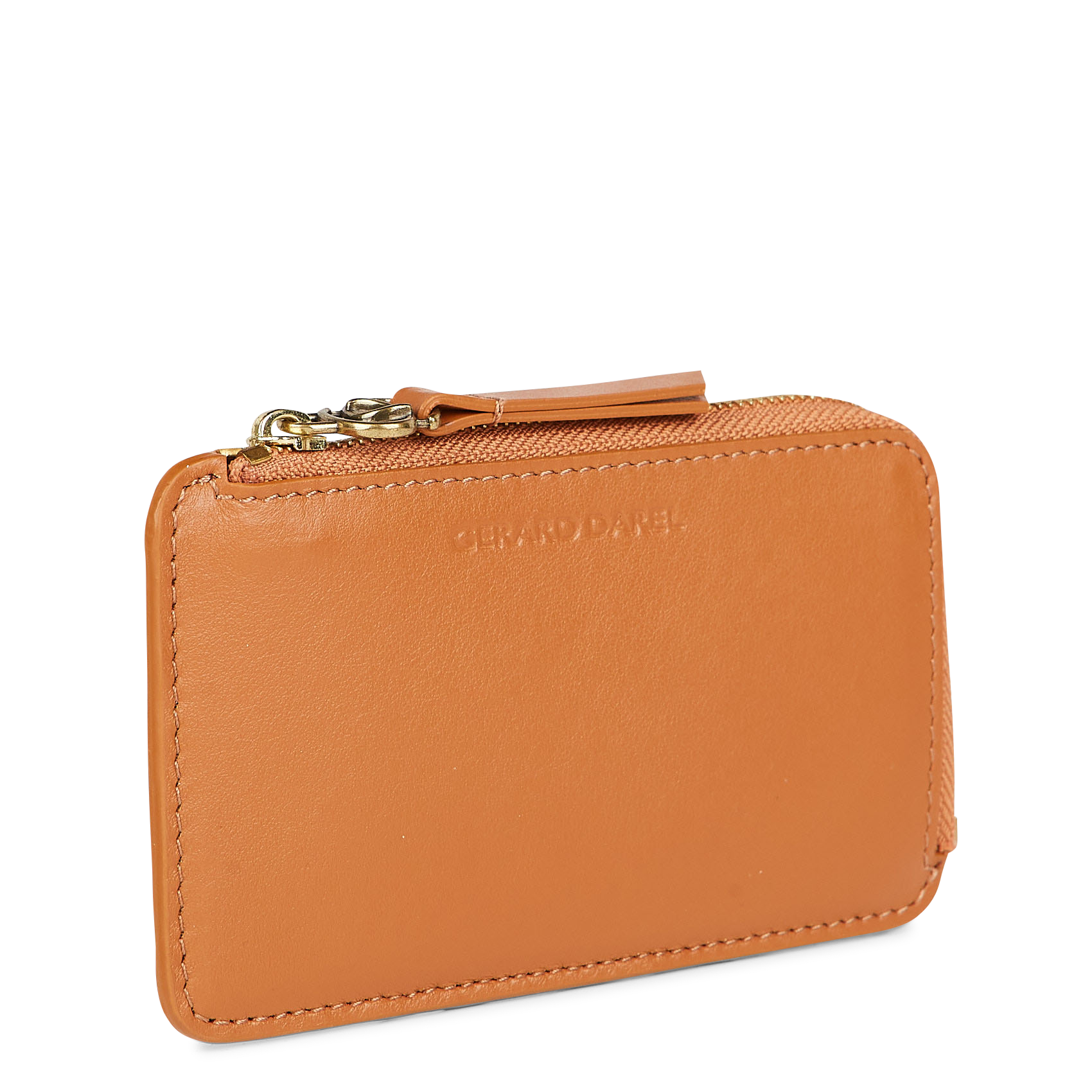 Porte-cartes en cuir| Marron