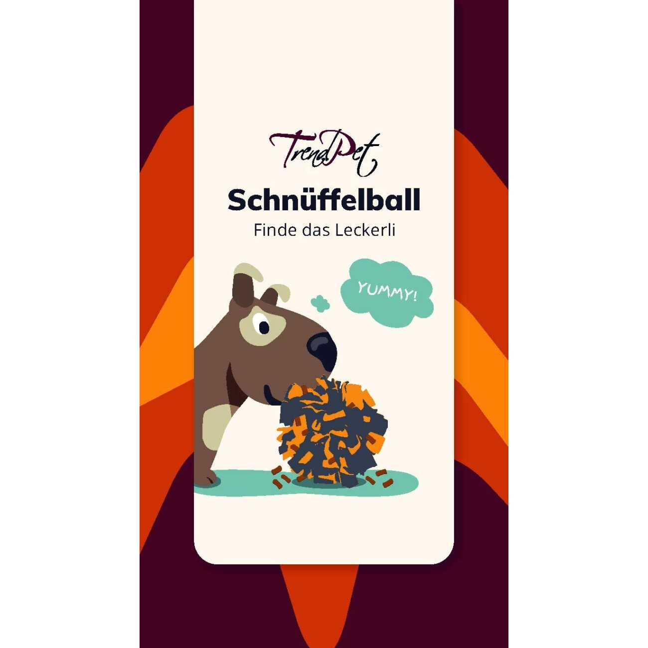 TrendPet Schnüffelball orange