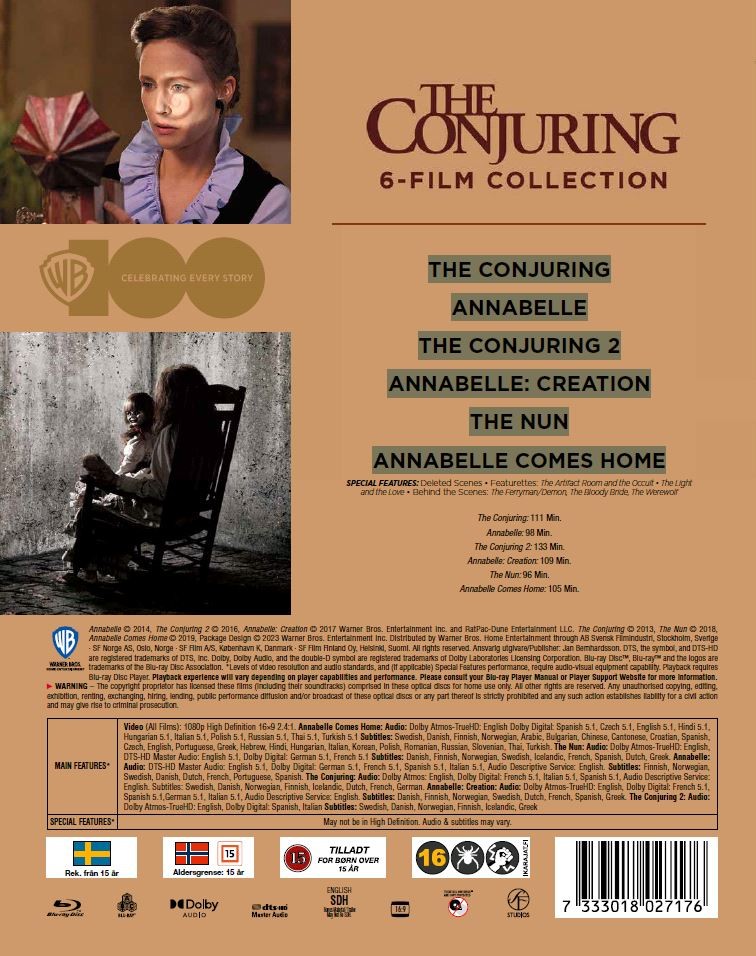 WARNER 100: THE CONJURING 6-FILM BOX