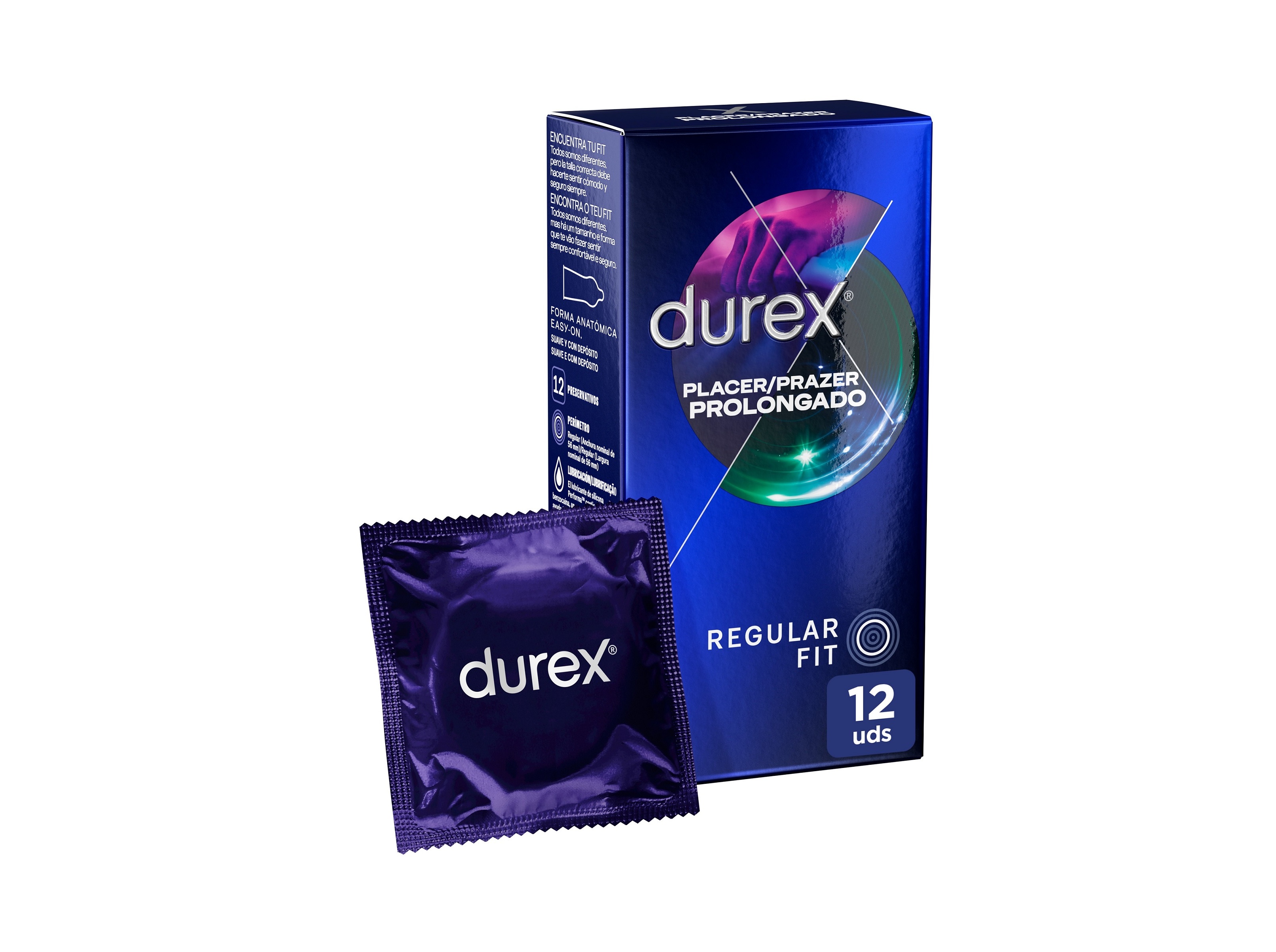 PRESERVATIVOS DUREX PRAZER PROLONGADO 12UN