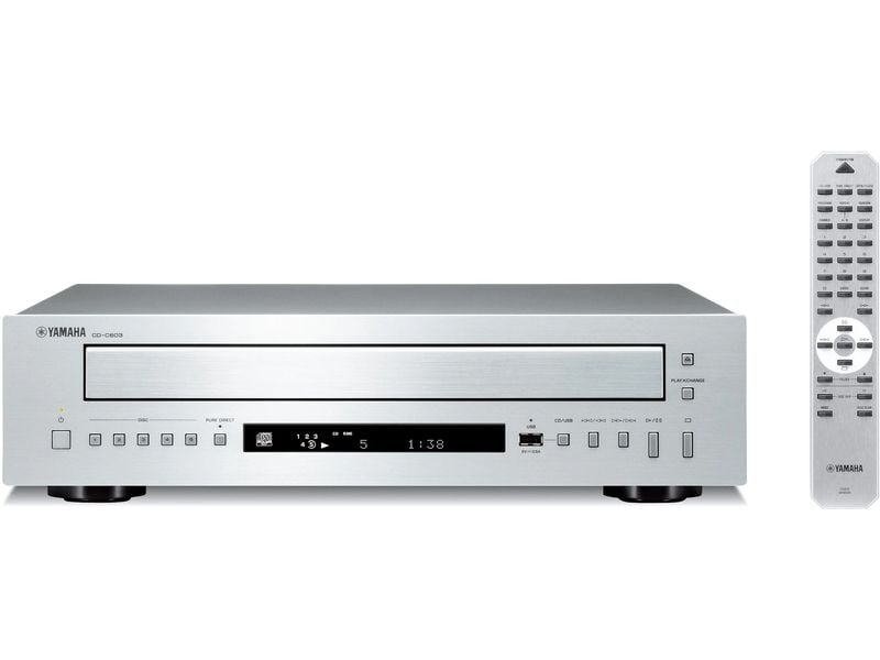 Yamaha CD-Wechsler CD-C603 Silber CD-Wechsler für 5 CDs mit Pure Direct-Funktion
