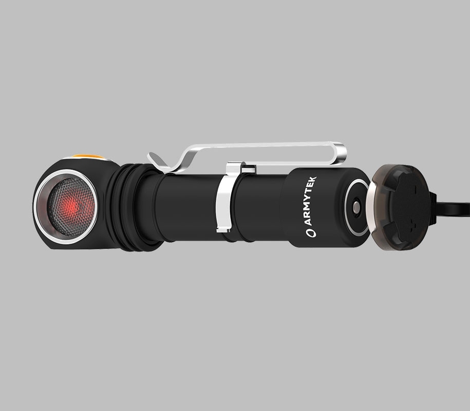 Armytek Wizard C2 WR Magnet USB Multifunktionstaschenlampe warmes Licht mit Rotlicht-Funktion