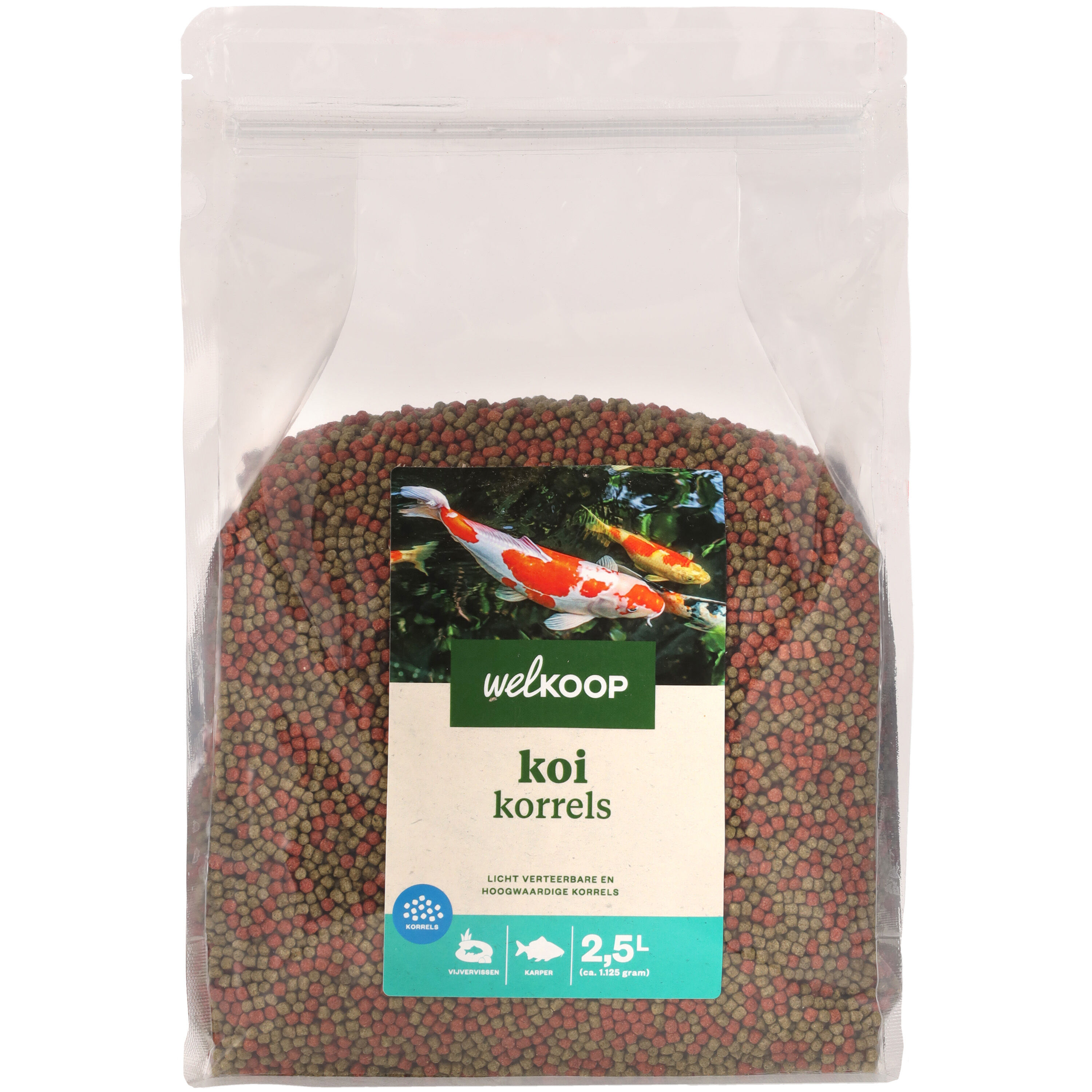 Welkoop Koikorrels  - Vijvervissenvoer - 2.5 Liter