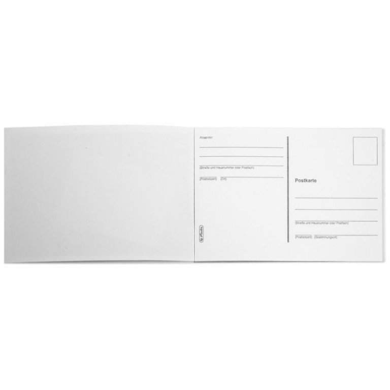 Postkartenheft blanko