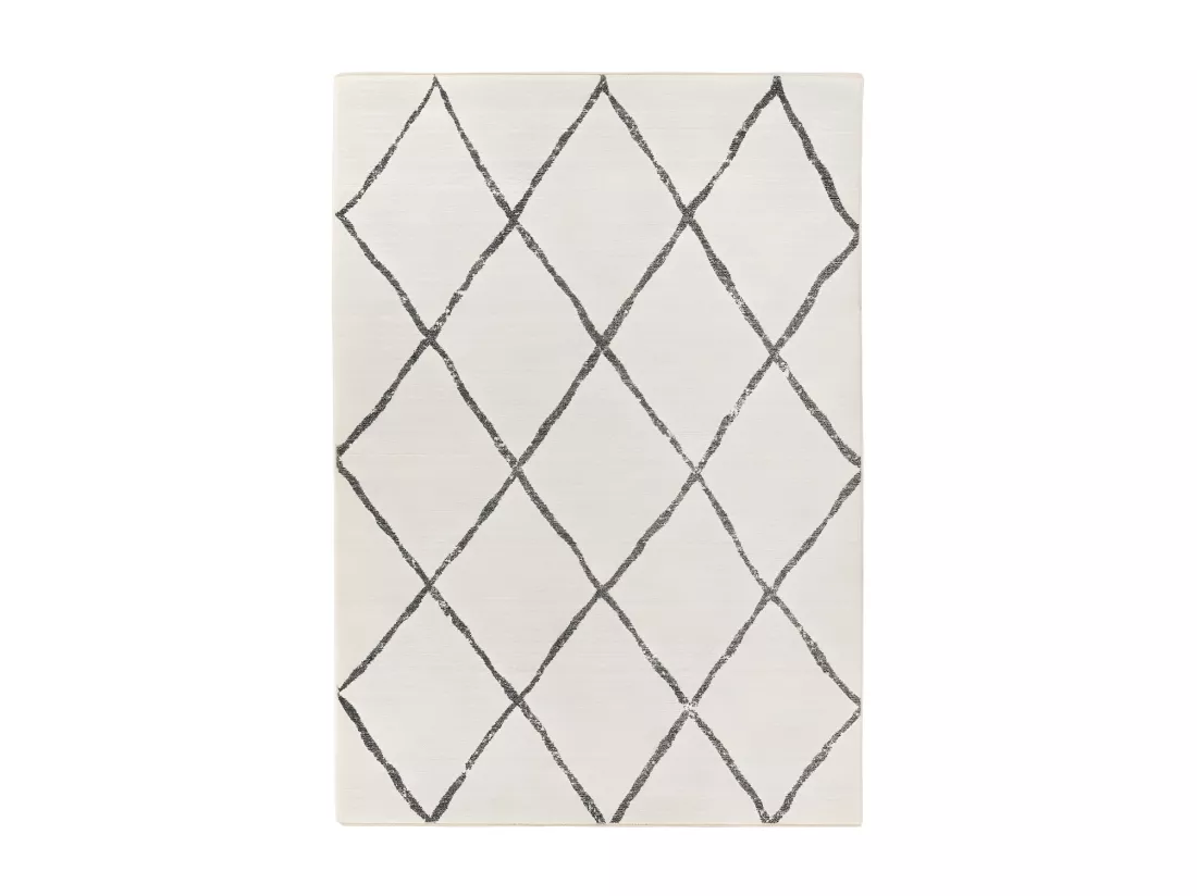 Tapis 230x160cm, design A105R coloris Ivoire - Confort et élégance pour votre intérieur