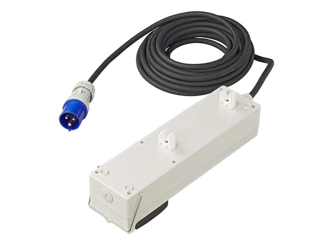 ProPlus tent/vouwwagen verdeeldoos - 10 meter