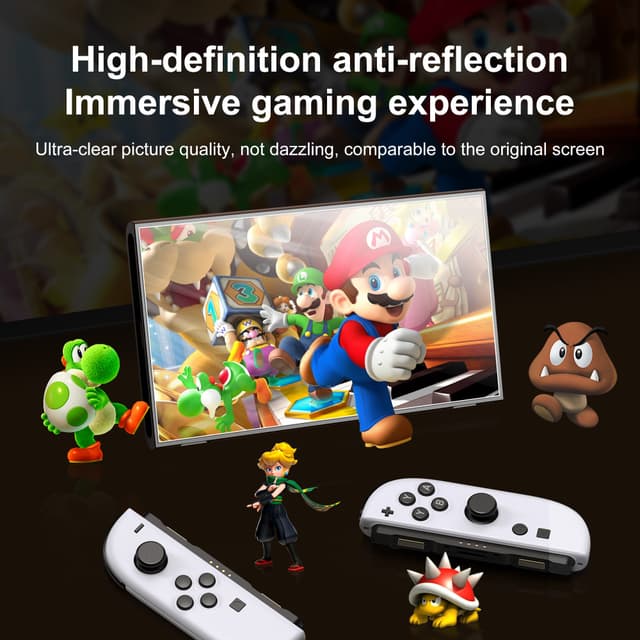 Hærdet glasskærmbeskytter til Nintendo Switch 2