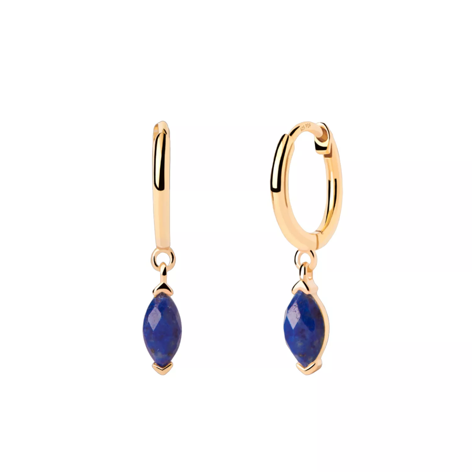 PDPAOLA Lapis Lazuli Nomad Øreringe 18 kt. Forgyldt Sølv PG01-057-U