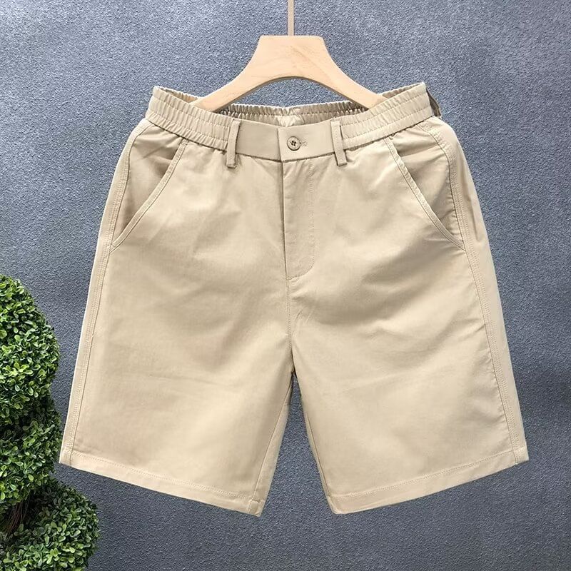 Cowpow - Effen shorts met elastische taille
