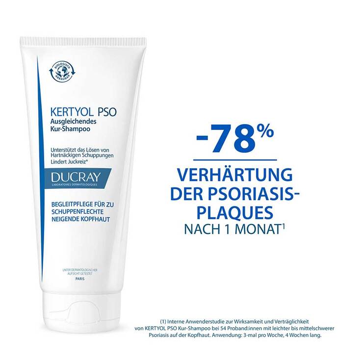 Ducray Kertyol Pso Kur-Shampoo Psoriasis, 200 ml