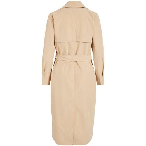 Vila - VIMERSIN LONG TRENCHCOAT Beige