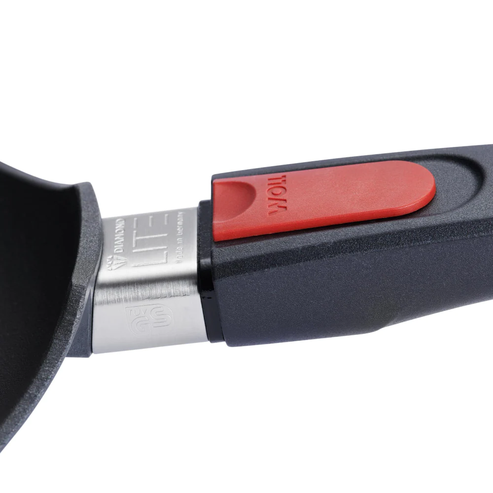 Crêpière en fonte 26 cm avec manche amovible Diamond lite woll