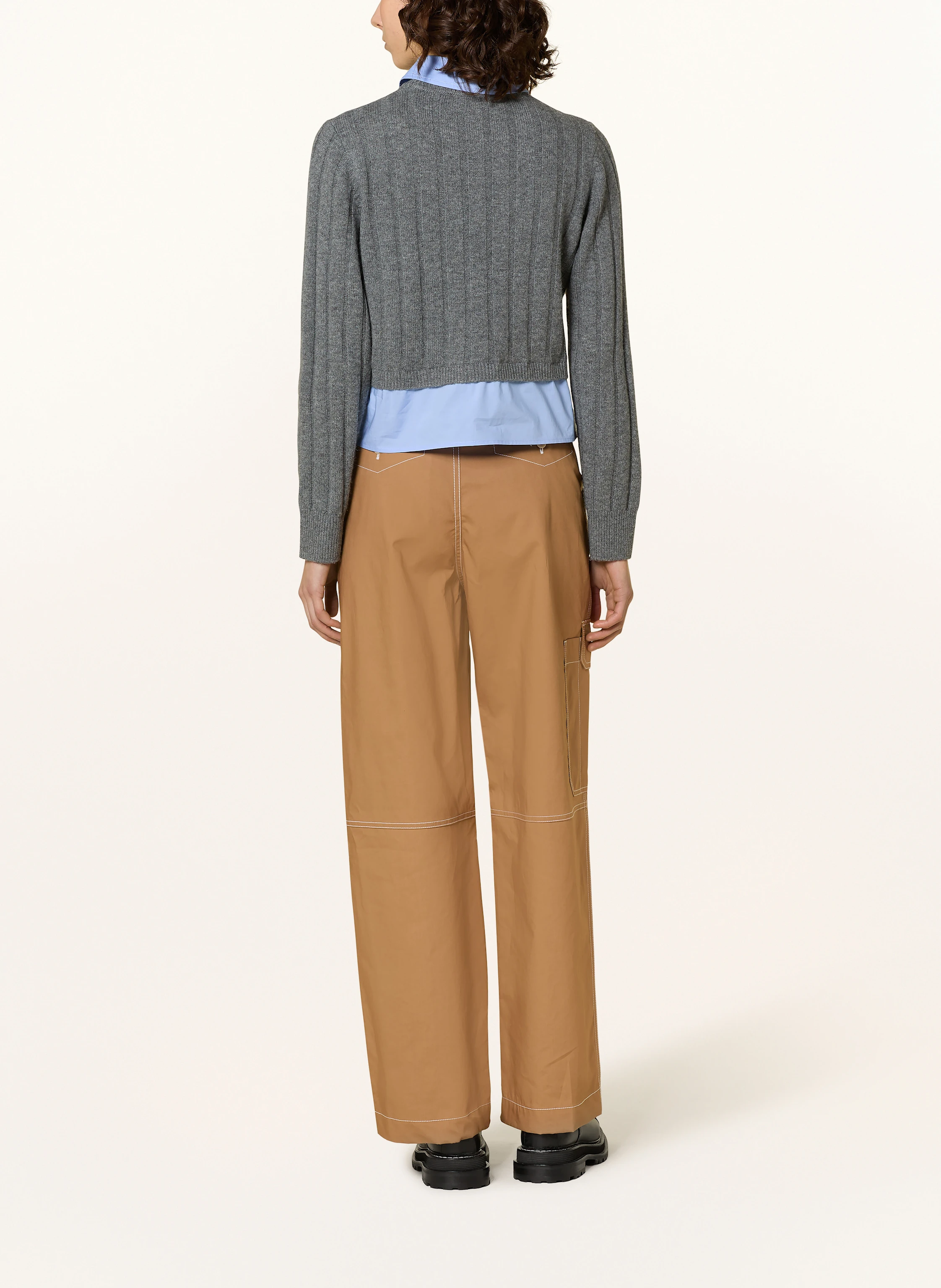 SANDRO Cargohose im Jogging-Stil