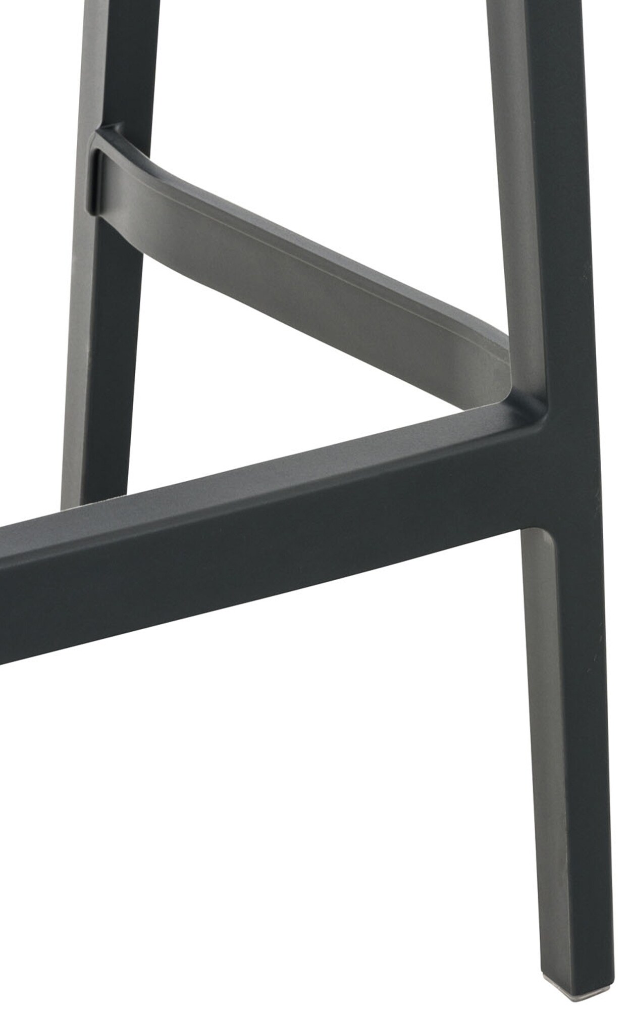 CLP 2er Set Outdoor-Barhocker Ares Mit Fußstütze I Stapelbare Tresenhocker In Rattan-Optik