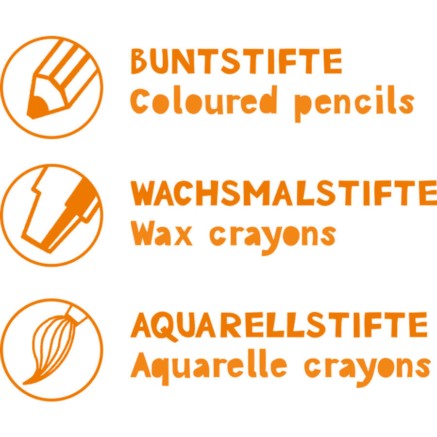 COPPENRATH 3-in-1 Buntstifte - Die Lieben Sieben