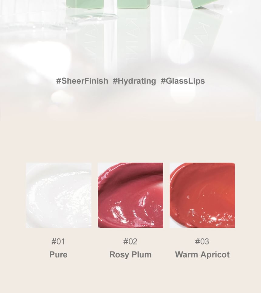 KAINE - Glow Melting Lip Balm - 3 kleuren