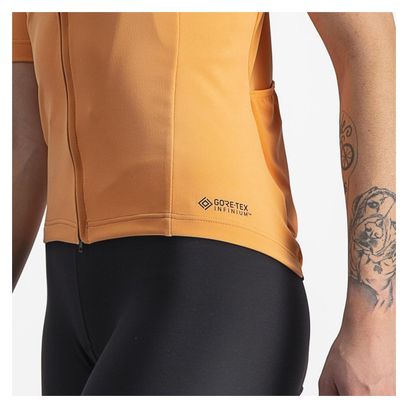 Maillot Manches Courtes Femme Castelli Perfetto Ros 2 Wind Orange