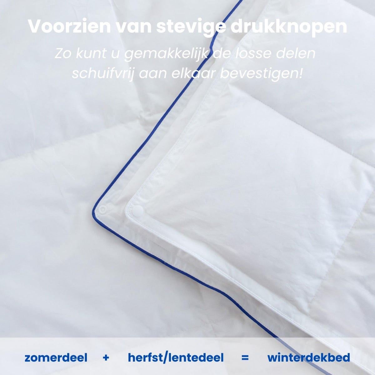 Fabiola - Zwaar Dons - 4-Seizoenen Dekbed - 140x220cm