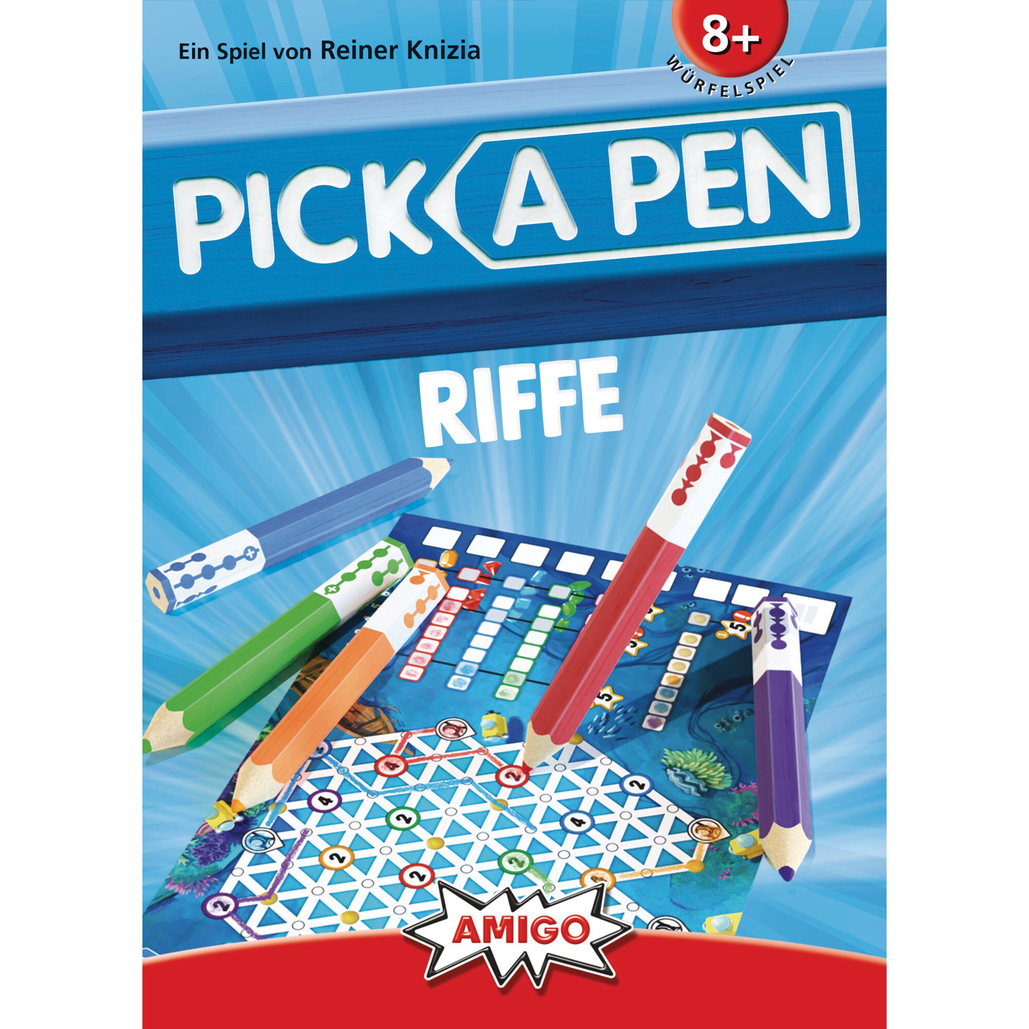 Amigo Rätselspiel Pick a Pen: Riffe