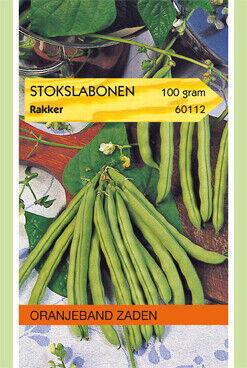 Oranjeband zaden Stokslabonen Rakker - Groentezaden - 100 Gram