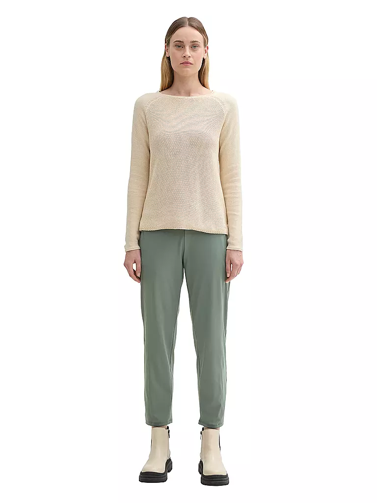 TOM TAILOR Hose Jogging Fit grün